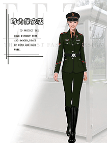 時尚保安服西裝制服設(shè)計圖099