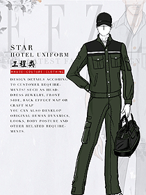 車間工程服設(shè)計款式圖1265