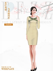 時(shí)尚養(yǎng)生會(huì)所服務(wù)生制服設(shè)計(jì)圖990