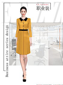 新款女職業(yè)裝夏裝服裝款式圖1224