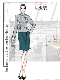 原創(chuàng)設(shè)計(jì)女秋冬職業(yè)裝設(shè)計(jì)圖2129