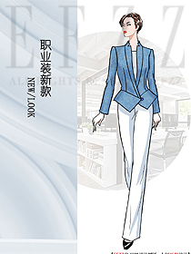 OL通勤裝女秋冬職業(yè)裝設(shè)計(jì)圖2131