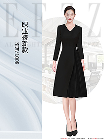 新款女職業(yè)裝夏裝服裝款式圖1266