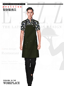 新款特色餐廳服務(wù)員制服設(shè)計(jì)圖560