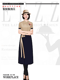 特色餐廳服務(wù)員制服設(shè)計(jì)圖577