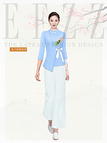 原創(chuàng)制服設(shè)計(jì)按摩技師服裝設(shè)計(jì)圖1594
