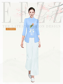 時尚按摩技師服款式設(shè)計圖1595