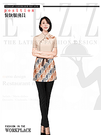 特色餐廳服務(wù)員制服設(shè)計圖585