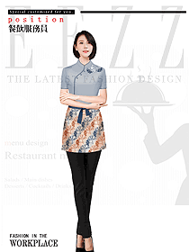 新款特色餐廳服務(wù)員制服設(shè)計圖586