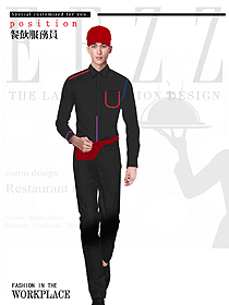原創(chuàng)制服設(shè)計(jì)特色服務(wù)員服裝設(shè)計(jì)圖596