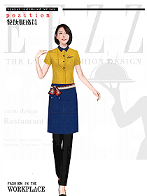 特色餐廳服務(wù)員制服設(shè)計(jì)圖605