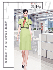 可愛少女蘋果綠短袖連衣裙1278