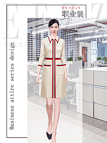 韓國女性職業(yè)裝OL連衣裙創(chuàng)作圖1283