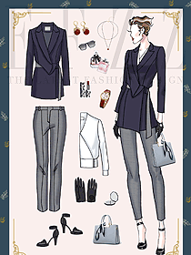 氣質(zhì)冷艷，成熟女人服裝怎么設(shè)計(jì)才能高級(jí)優(yōu)雅？2143款手繪圖