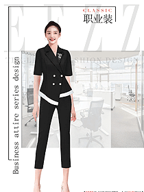 企業(yè)前臺(tái)職員職業(yè)裝制服設(shè)計(jì)圖1293