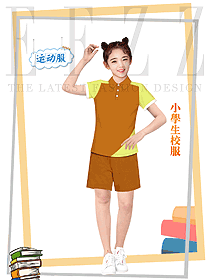 東南亞學(xué)校小學(xué)生校服設(shè)計圖381