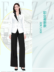 白色女職業(yè)OL裝原創(chuàng)定制設(shè)計款2161