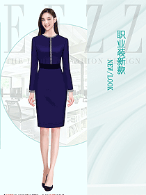 時尚款修身高檔職業(yè)裝2169