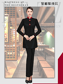 連鎖餐飲服務員工作服定制款513