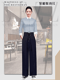 特色快餐店員工工作服款式圖516