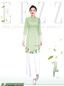 桑拿水療部迎賓工作制服設(shè)計(jì)圖626