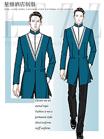 餐飲酒店大堂領(lǐng)班制服設(shè)計(jì)圖1345
