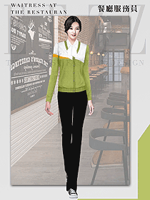 飲品連鎖店服務(wù)生制服定制設(shè)計圖519