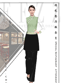 回族文化餐飲連鎖工作制服定制設計圖535