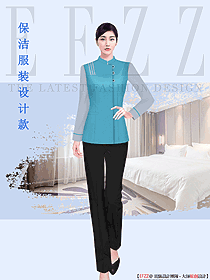 原創(chuàng)酒店制服清潔員服裝設(shè)計(jì)圖352