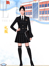 女子高中生學(xué)校制服設(shè)計(jì)原畫403
