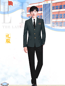 校園高中男生校服原畫設(shè)計(jì)作品