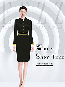 企業(yè)時尚職業(yè)裝定制設計款套裝