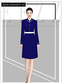 春秋職業(yè)裝連衣裙定制設(shè)計(jì)款