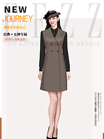 法式復(fù)古女裝馬甲設(shè)計(jì)_穿出職場(chǎng)美女前衛(wèi)造型