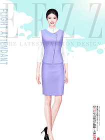 航空機場辦公管理人員制服定制設計圖