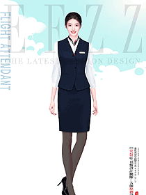 航空公司空姐制服訂制高清大圖