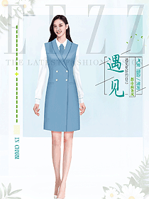 現(xiàn)代無袖長上裝女職業(yè)裝設(shè)計(jì)圖片