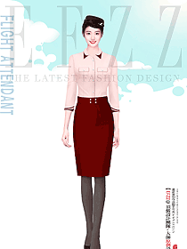 機(jī)場(chǎng)地面工作服務(wù)人員制服設(shè)計(jì)效果圖