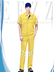 汽車維修員工制服定制設計款案例