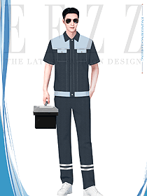 反光衣工作服專業(yè)定制直營設(shè)計效果圖