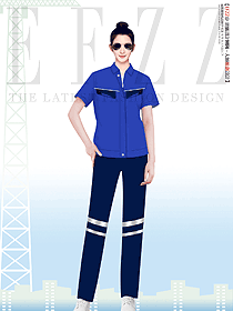 航空公司員工工作服夏季原創(chuàng)作品