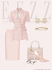 夏季短袖女職場(chǎng)服裝平面圖設(shè)計(jì)案例