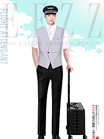 國際機(jī)場地面引導(dǎo)人員夏季制服設(shè)計時裝