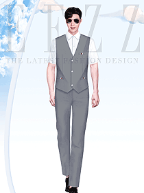 機(jī)場(chǎng)值班工作人員夏季制服設(shè)計(jì)效果圖