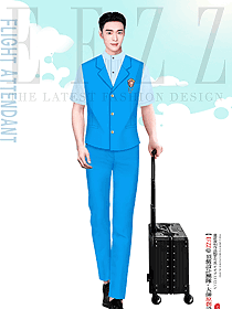 機場地面交通管理人員夏季制服定制設計原創(chuàng)作品