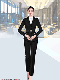 星級(jí)酒店經(jīng)理職業(yè)裝辦公職員制服設(shè)計(jì)圖