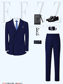 男裝舒適外套商務休閑茄克西裝通勤外套設計圖