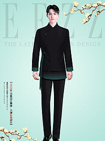 男女款餐飲服務(wù)員工作制服飯店茶樓餐廳火鍋店員工制服設(shè)計(jì)