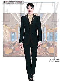 高級感職業(yè)套裝高端西裝套裝酒店大堂總臺工裝商務(wù)正裝