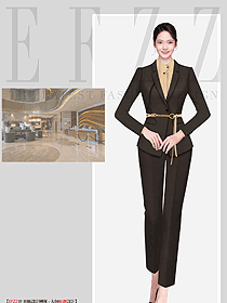 餐飲酒店行政總監(jiān)西服時尚職業(yè)裝秋冬款制服設(shè)計